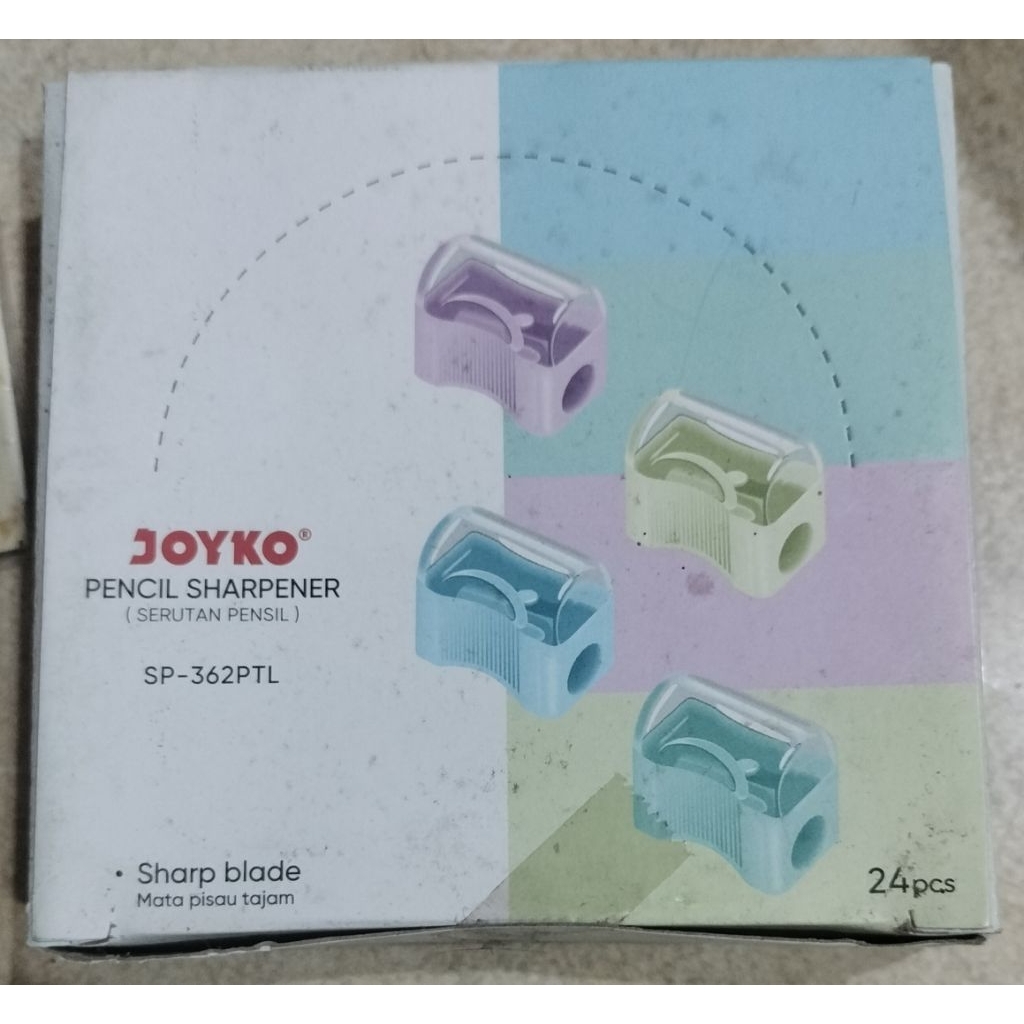 

Pensil sharpener ( 3 pcs ) serutan pensil joyko SP 362
