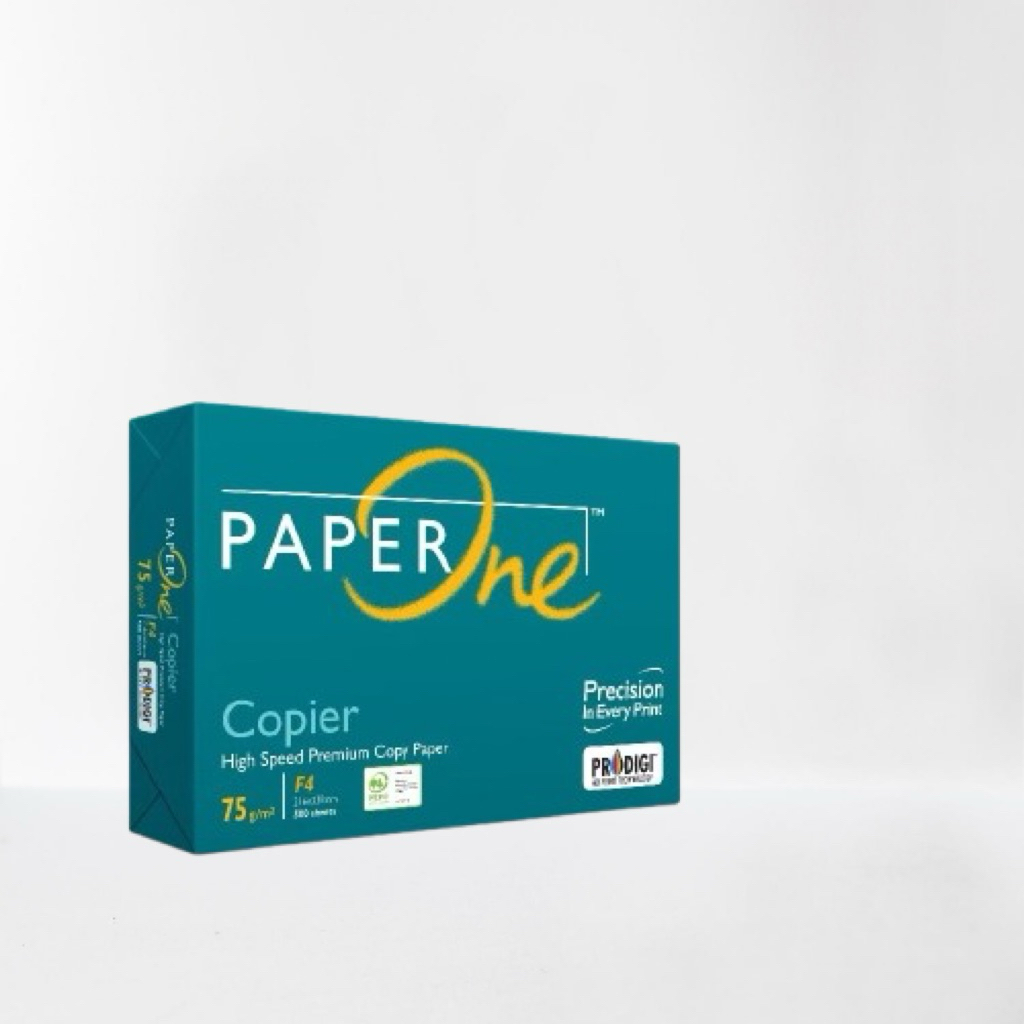 

Kertas Paper One High Speed Premium Copy Paper F4 HVS 75gsm 500 Sheets
