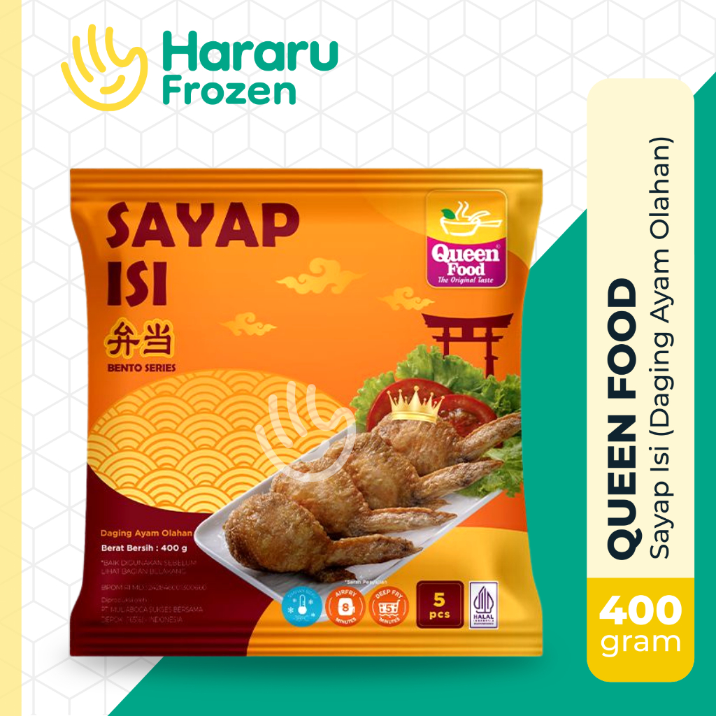 

Queen Food Sayap Ayam Isi / Tori No Teba Bento