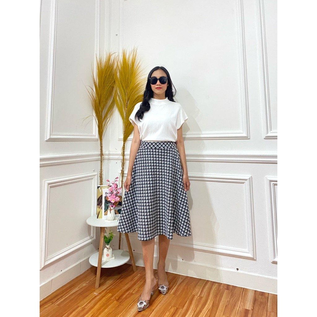 ROK FLANEL 7/8 - ROK PAYUNG FLANEL WANITA