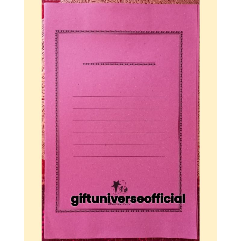 

Stofmap Folio / Map Warna Pink