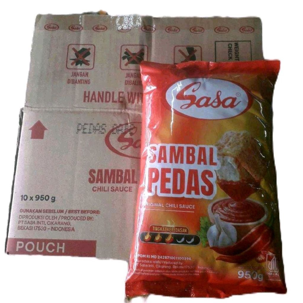 

Saos Sambal Sasa Per Dus Isi 10Pcs x 950Gr