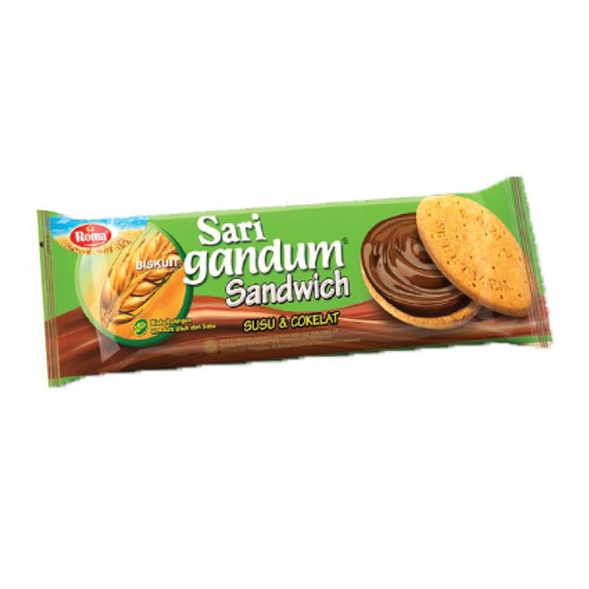 

RESIZE ROMA SARI GANDUM SANDWICH SUSU&COKELAT 27 GR 8996001308059