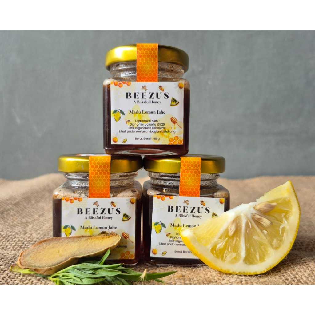 

Madu Murni Rasa Lemon Jahe (100% madu murni)