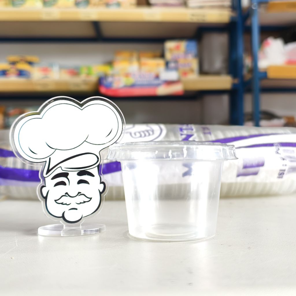 Cup Puding + Tutup 120Ml (50Pcs) / Gelas Puding 120Ml / Wadah Puding 120Ml