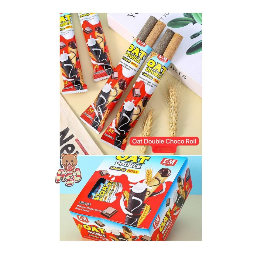 

DSM OAT DOUBLE CHOCO ROLL ISI 30