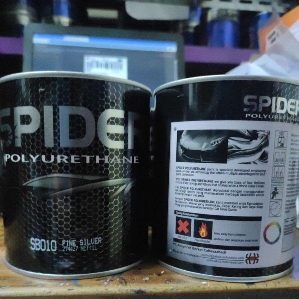 CAT PU SPIDER FINE SILVER SB010