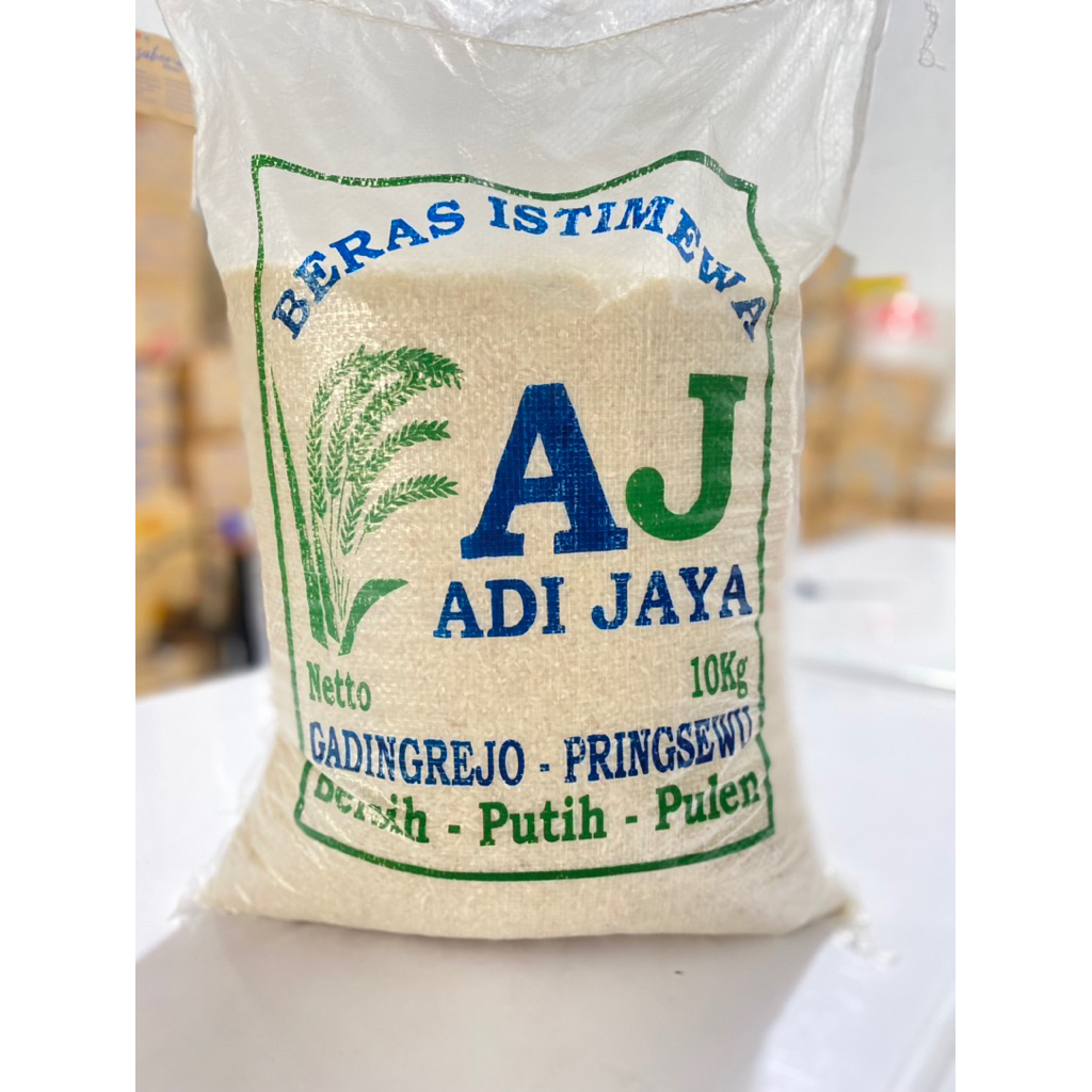 

Beras 10 kg Cap AJ Pringsewu