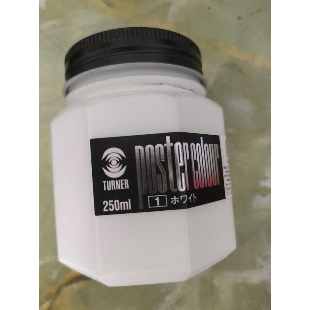 

POSTER COLOUR TURNER WARNA PUTIH | MERAH | HITAM |KUNING | BIRU