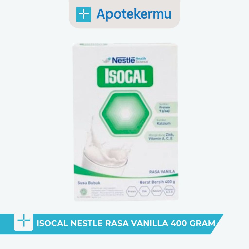 

ISOCAL NESTLE RASA VANILLA - SUSU BUBUK TINGGI PROTEIN 400G UNTUK PEMULIHAN & PERAWATAN