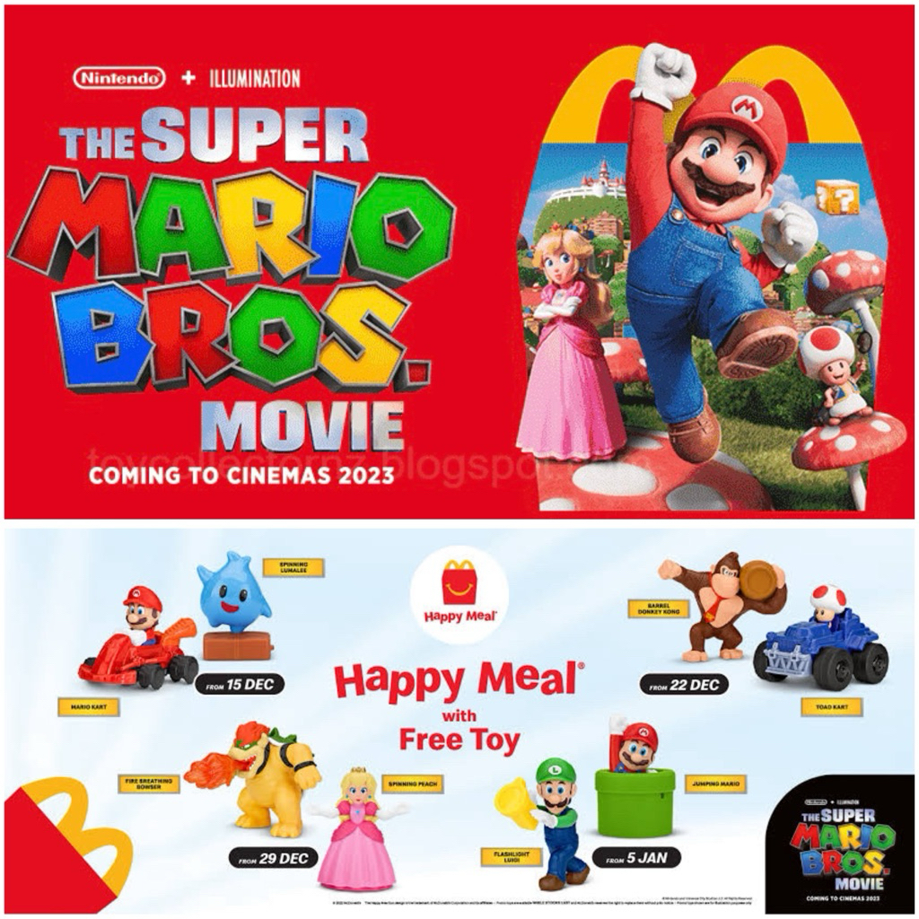 Happy Meal Mcdonald’s The Super Mario Bros Movie 2023