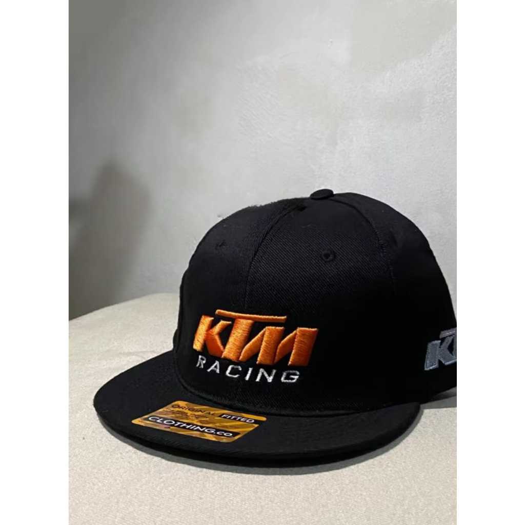 Topi KTM | Topi Snapback KTM | Topi Motor Cross KTM | Topi Snapback KTM Bordir Tebal | Topi KTM Dist