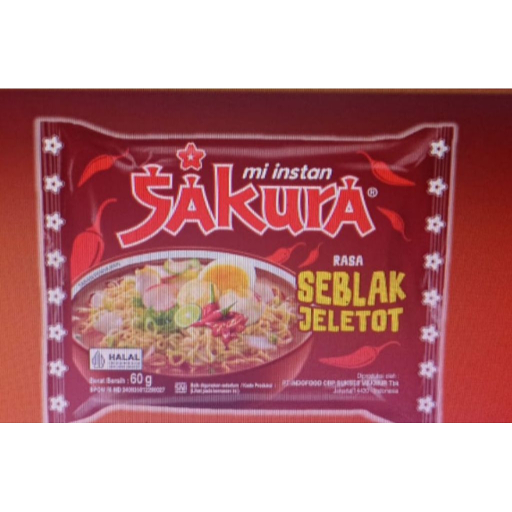 

MIE INSTAN SAKURA GORENG DAN SAKURA SEBLAK HOT JELETOT