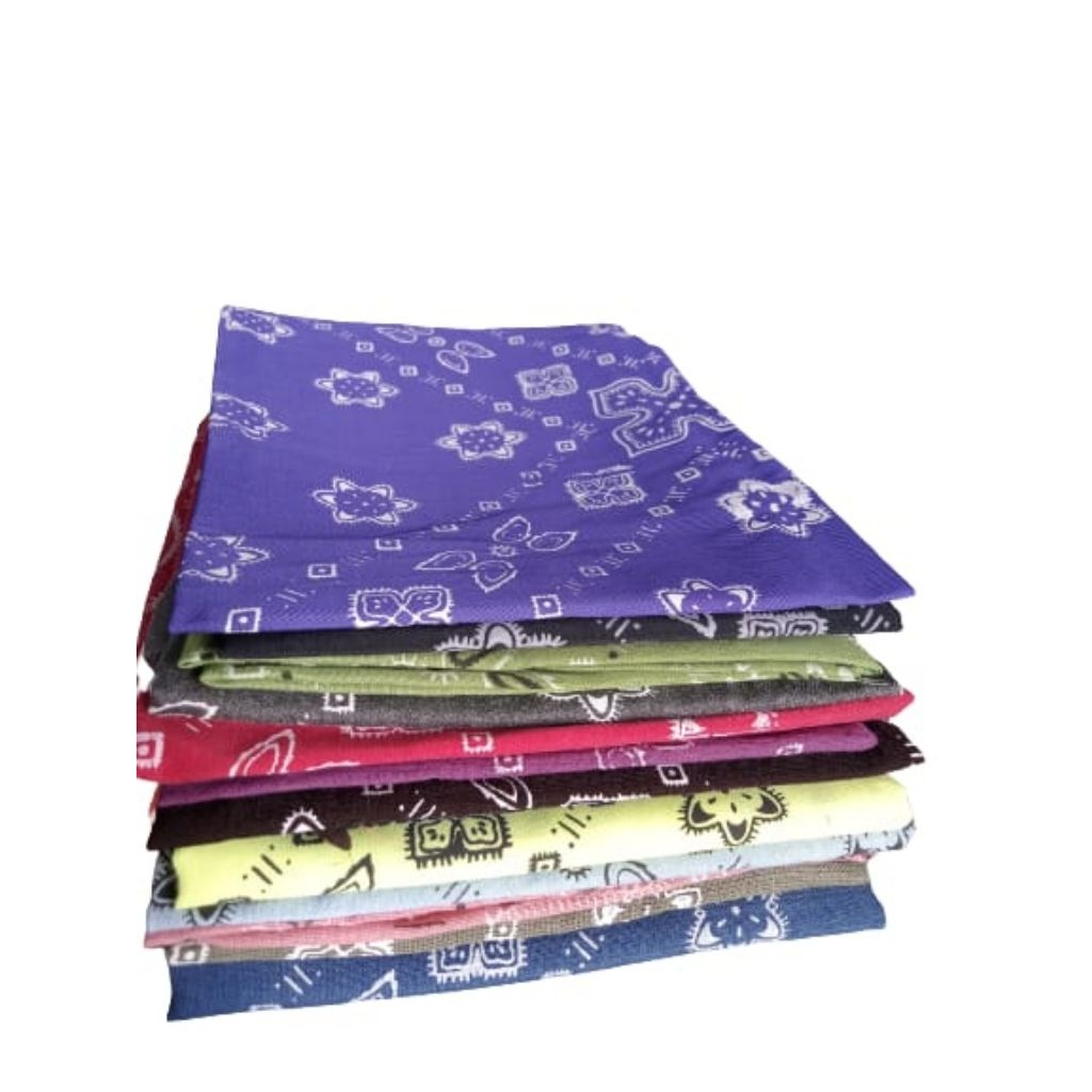 Slayer bandana pria wanita motif warna