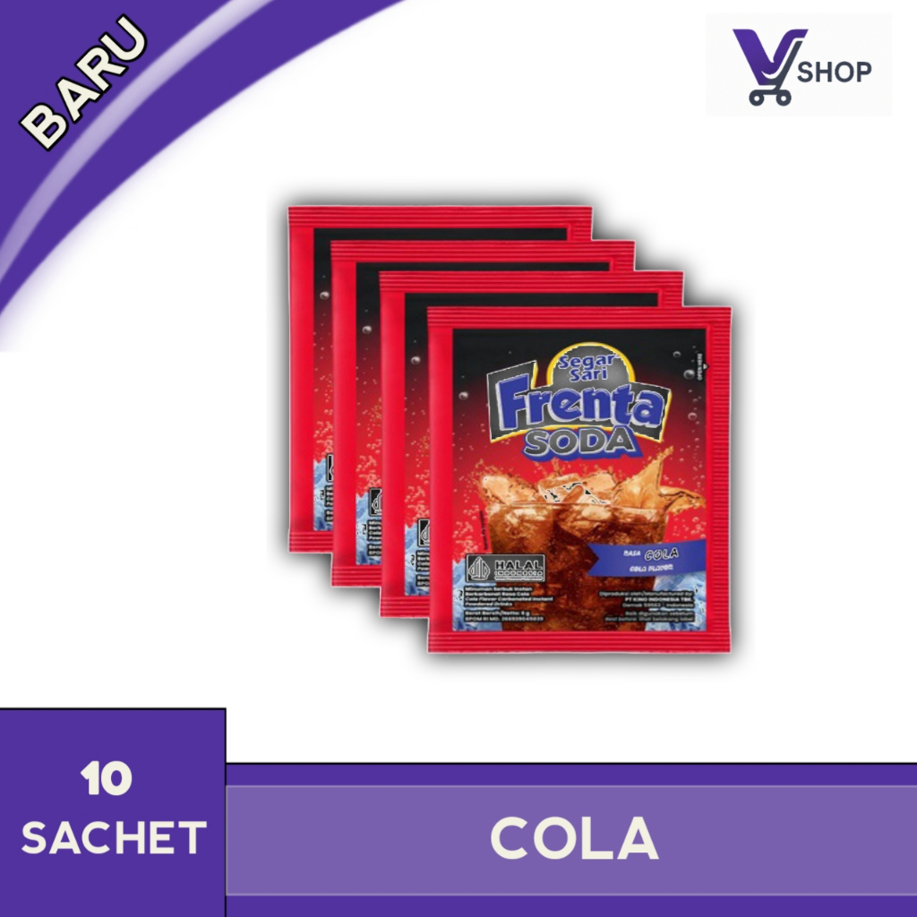 (Vshop) Frenta cola 1 renceng - 10 sachet