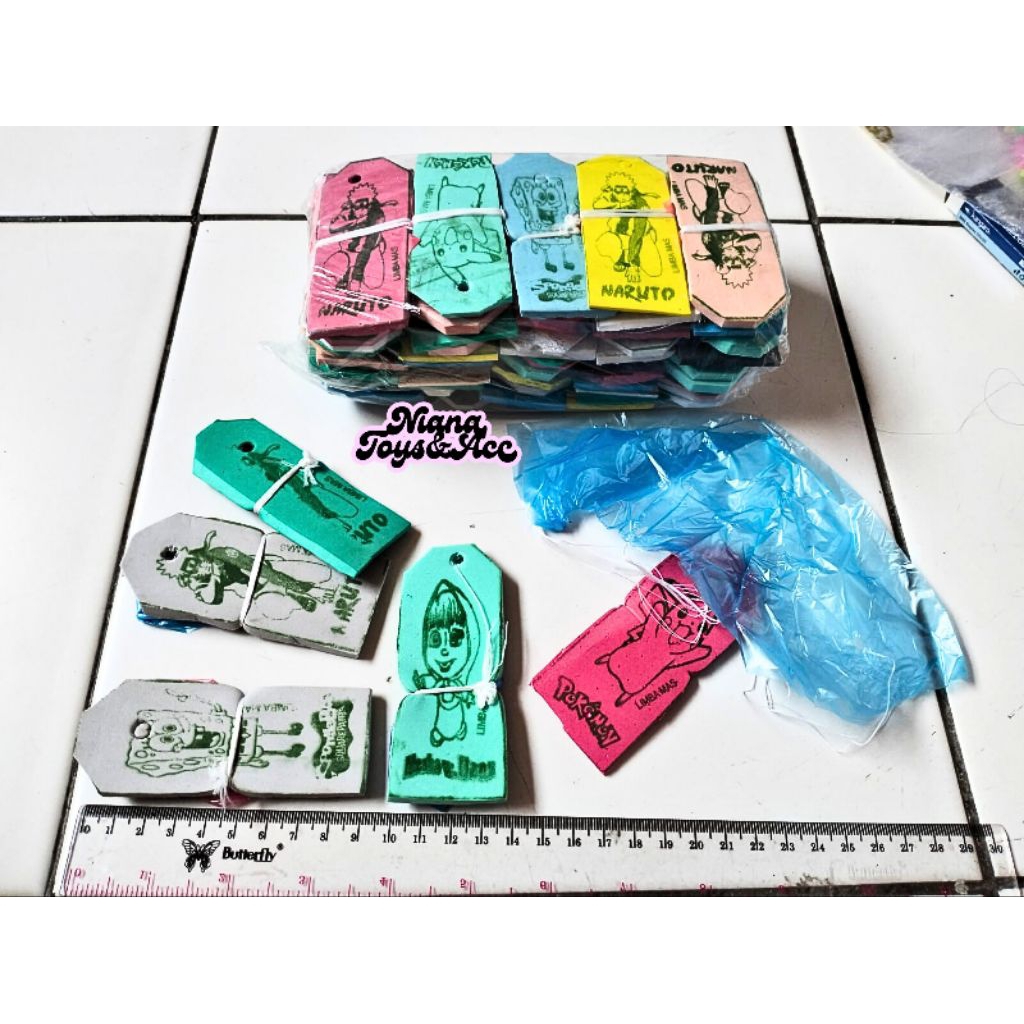 50 pcs MAINAN PARASUT BUSA BESAR Mainan anak