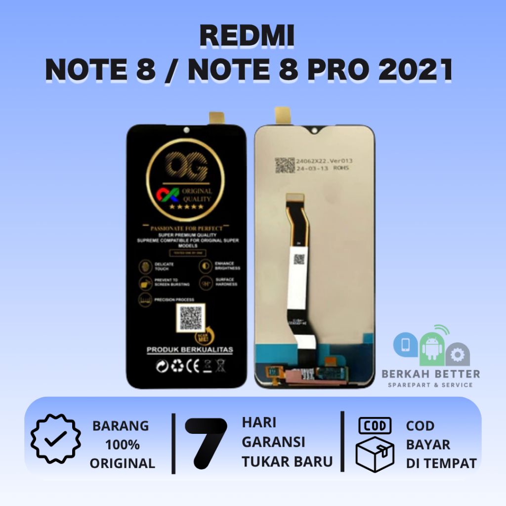 LCD REDMI NOTE 8 | REDMI NOTE 8 PRO 2021 ORIGINAL TOUCHSCREEN