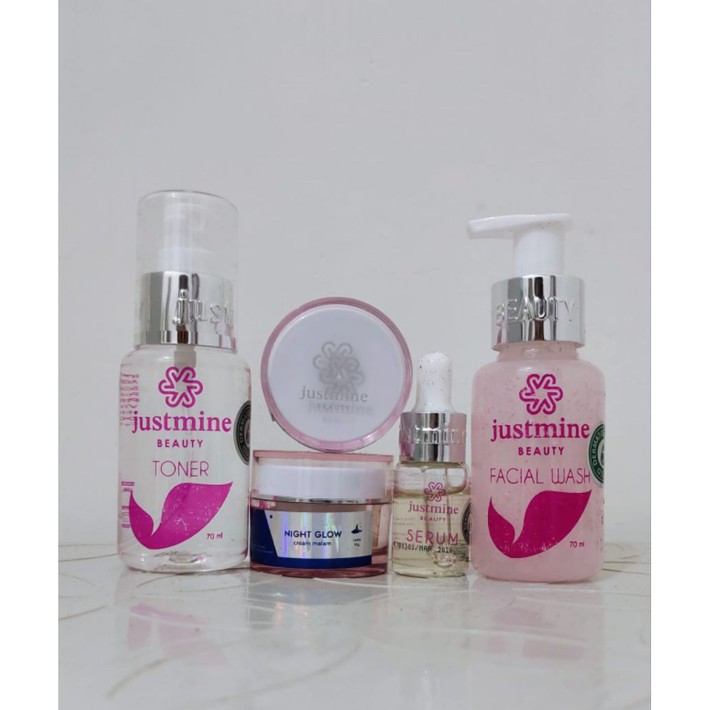 JUSTMINE BEAUTY PAKET ISI 5 (FREE PARFUME)