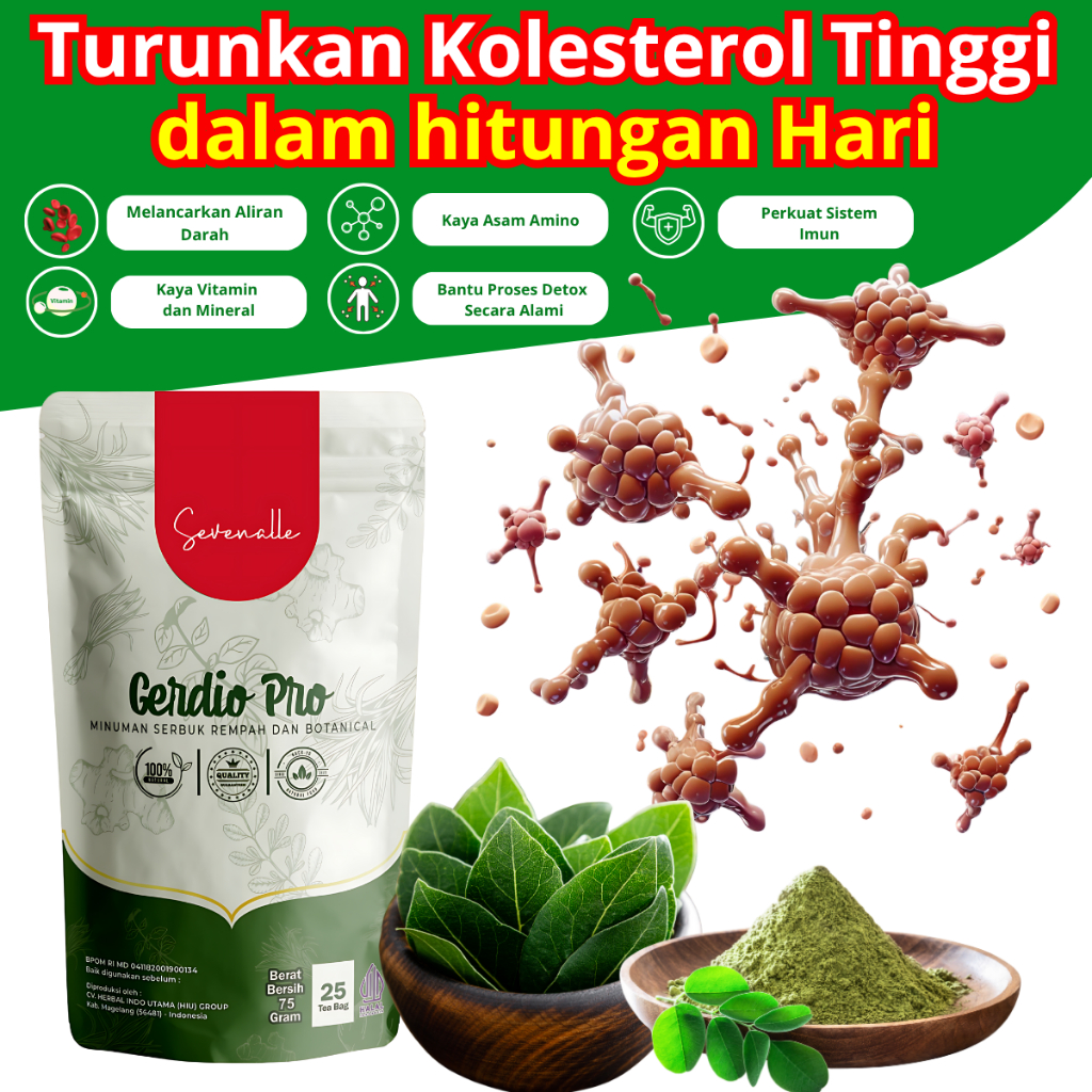 

Gerdio pro Merah Obat Darah Tinggi Hipertensi Penurun Tekanan Tensi Darah Tinggi Kolesterol Vertigo