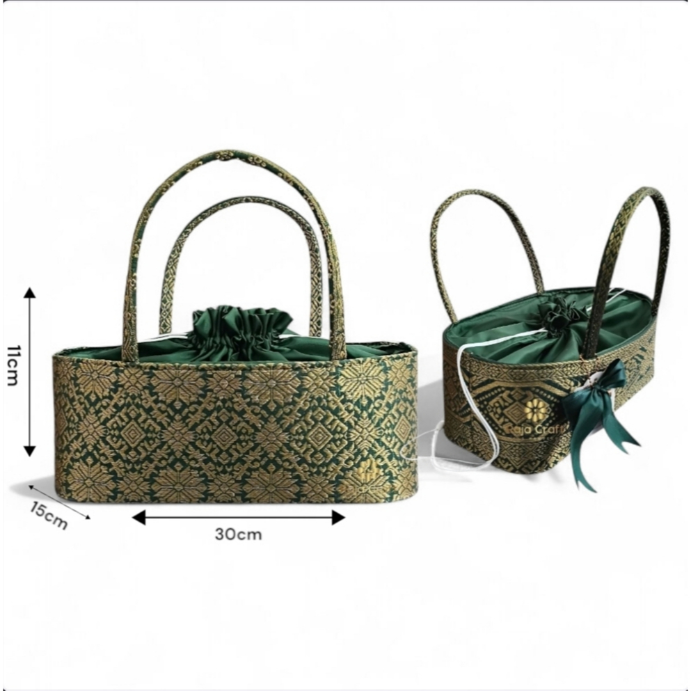 

Raja Craft Totebag Hampers Songket CulturalChic Goodie Bag Souvenir Tas Keranjang Jinjing Terbaik