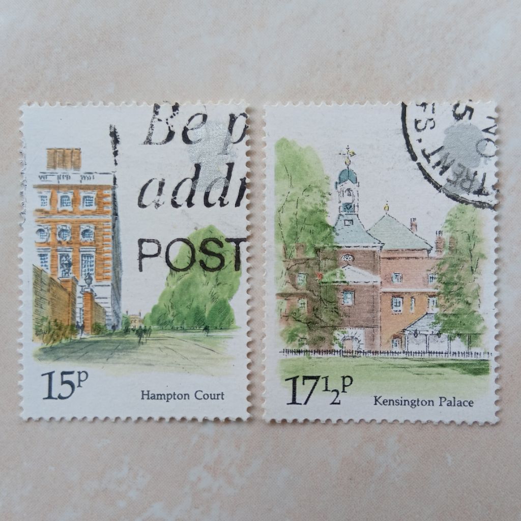 

Perangko Prangko Jadul Inggris UK Seri London Landmarks 2 Pcs 1980 - YN2647