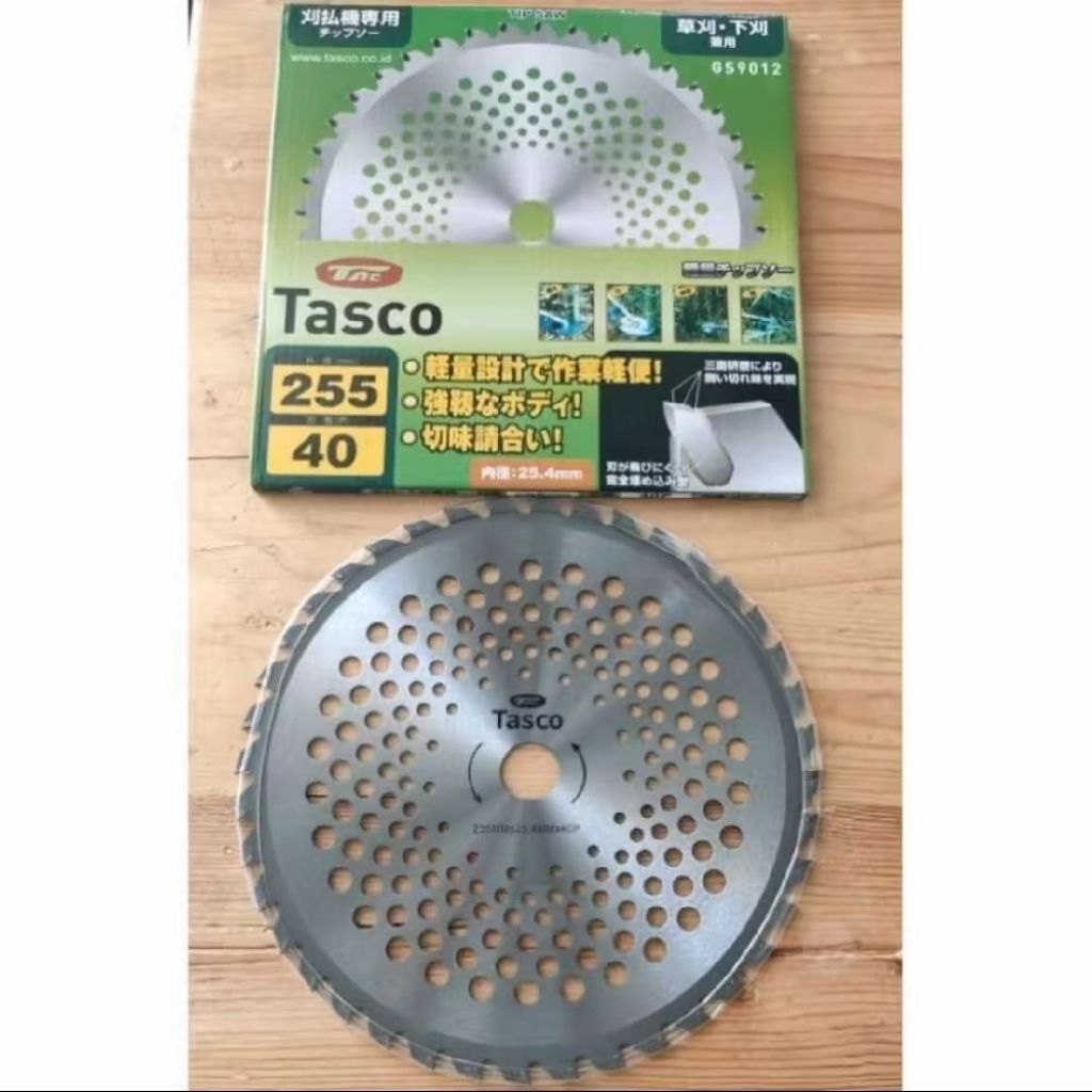 Pisau bulat tasco 40t, pisau bulat 40mata mesin potong rumput