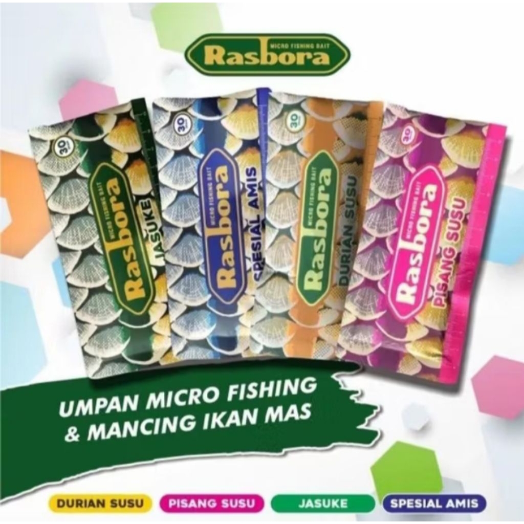 Umpan Mancing Wader ikan Mas Rasbora 30gr Jasuke Amis