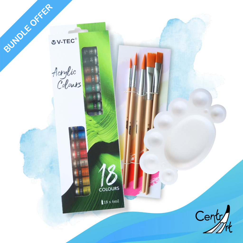 

PAKET LUKIS CAT ACRYLIC 18 COLORS