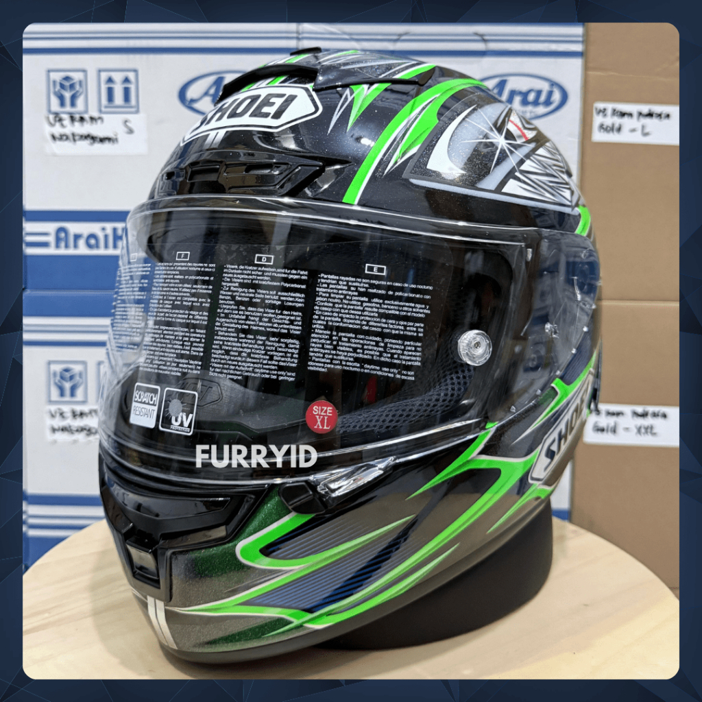HELM FULL FACE SHOEI X14 YANAGAWA