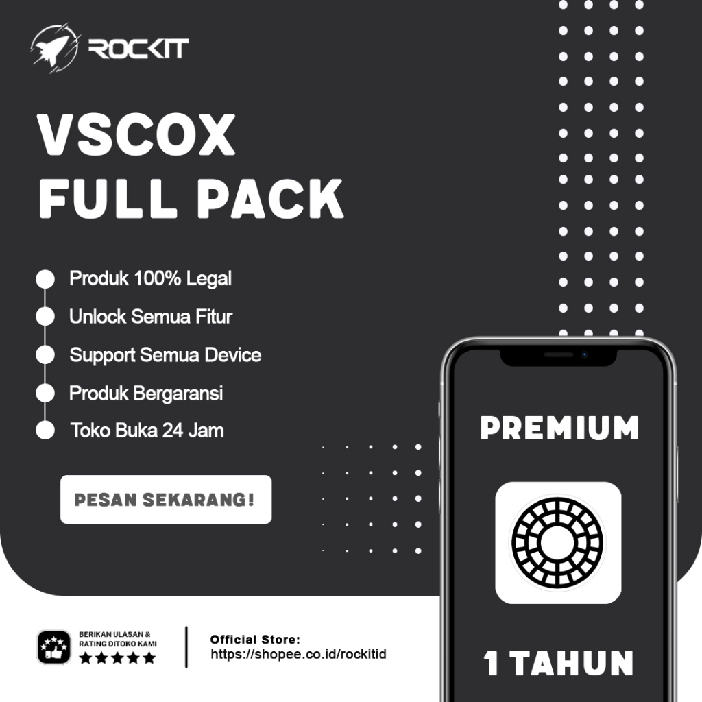 Premium Vsco Fullpack 1 Tahun | Vsco | Preset | Filter | Selebgram | Artis | Food | Foto Bagus