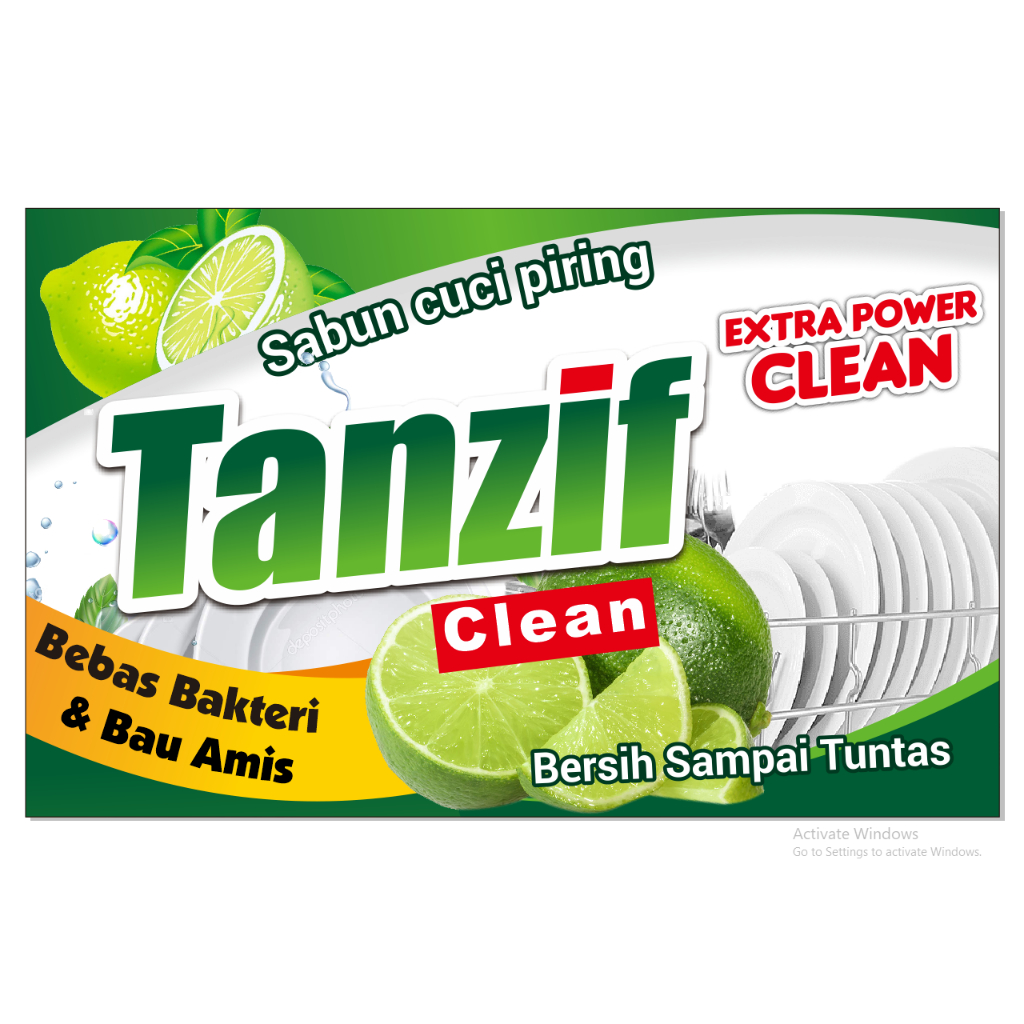 

STIKER LABEL CUCI PIRING