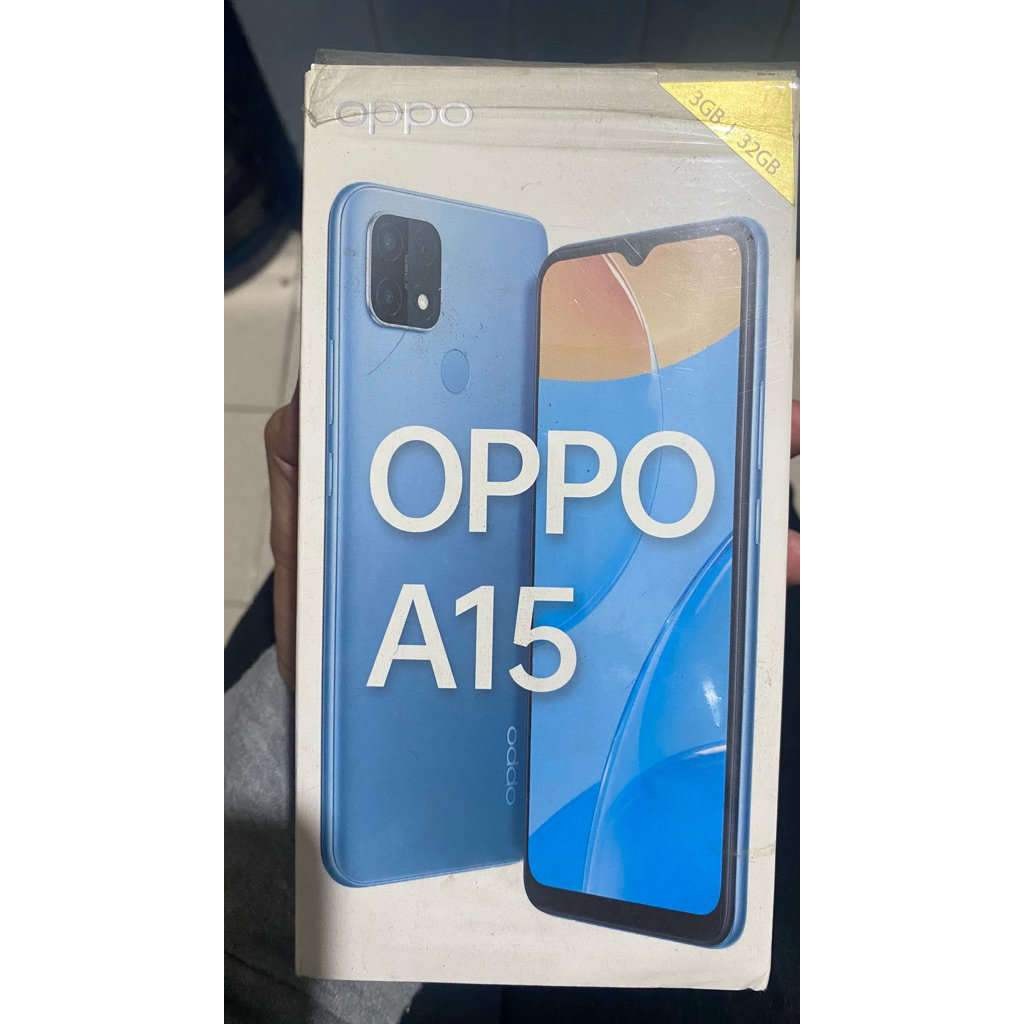 HANDPHONE SECOND OPPO A15 RAM 3/32GB BARANG MULUS