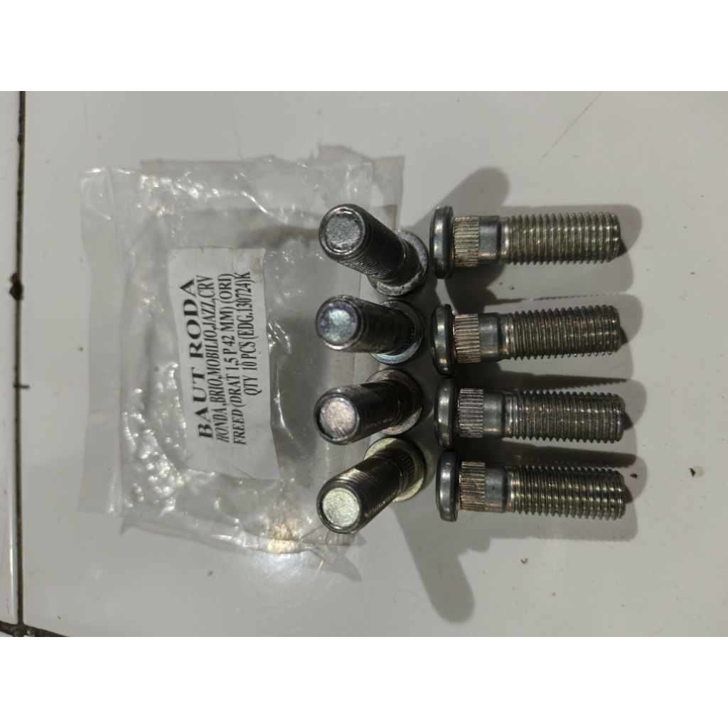 Baut roda honda brio/mobilio/jazz/brv pendek