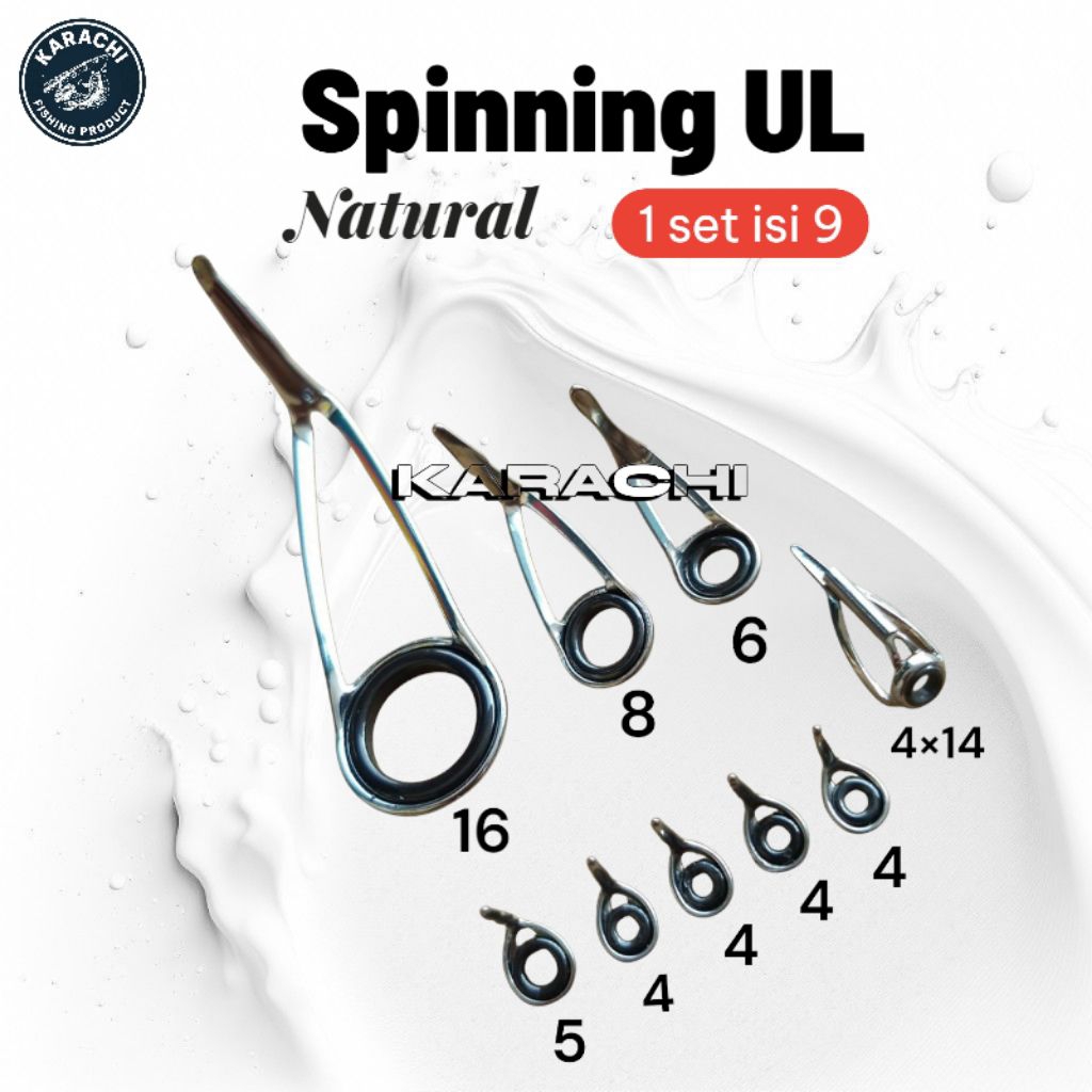 Ring joran SPINNING UL / K series Ultralight custom joran