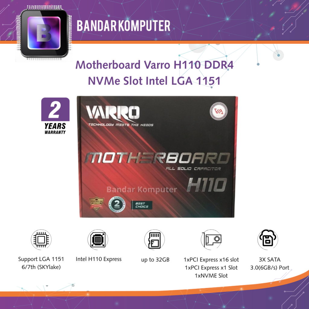 MOTHERBOARD VARRO H110