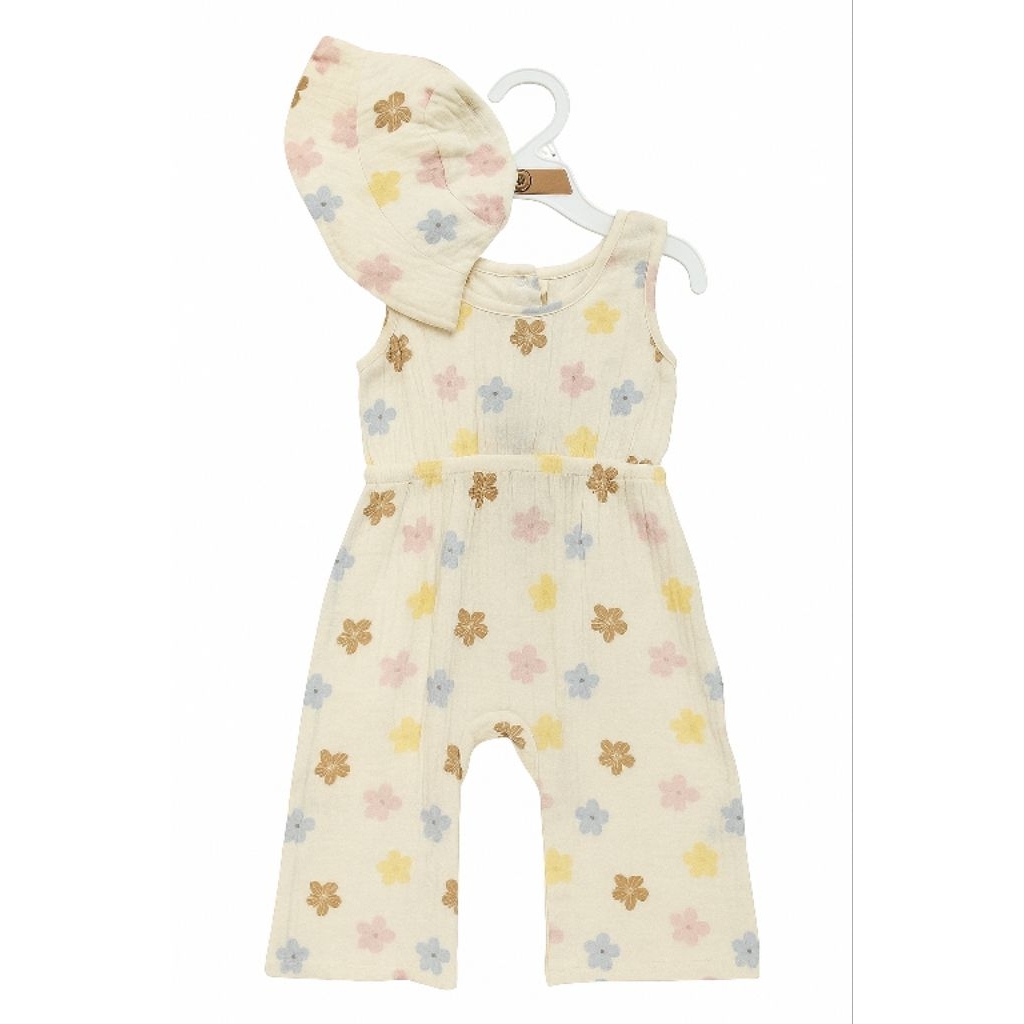 Rabbit and Bear 2 in 1 Jumpsuit Topi (Harga 105k + Admin)