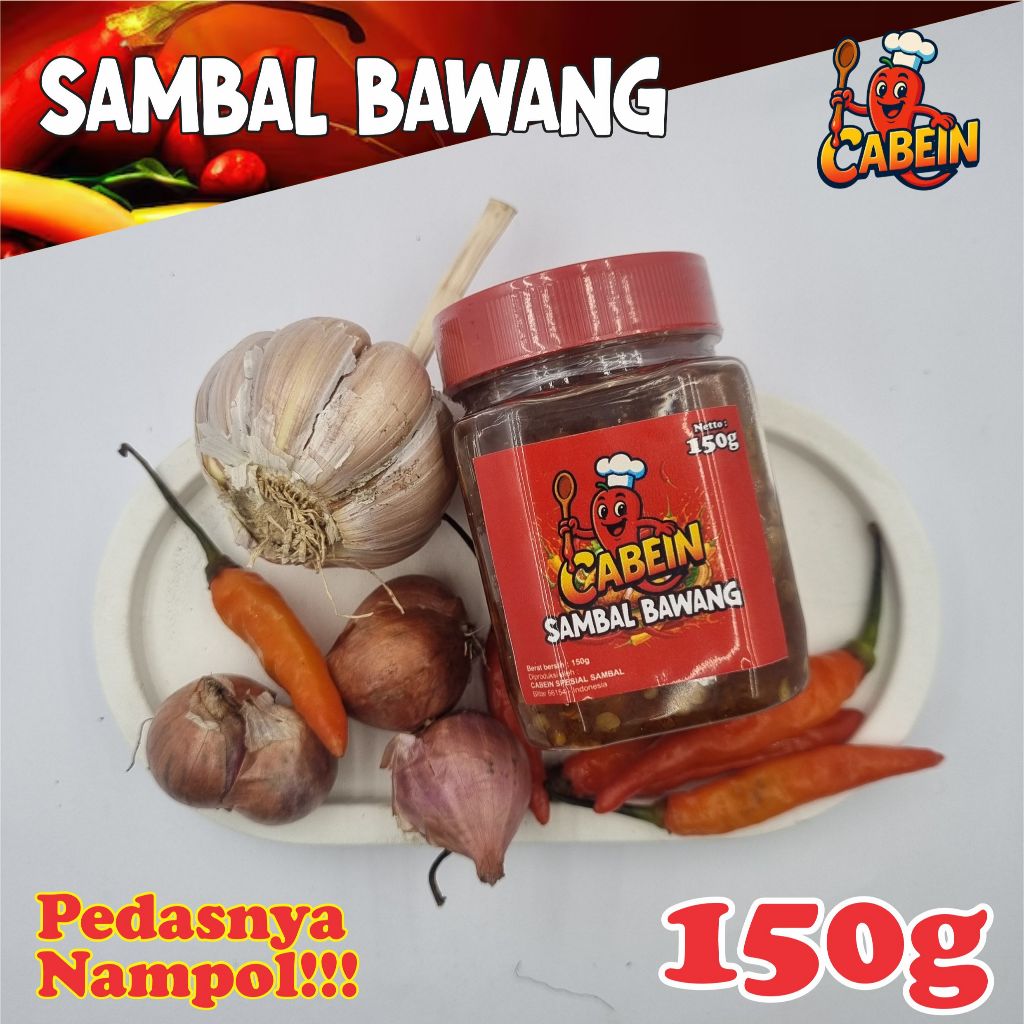 

Cabein Sambal Bawang 150gr | Pedas Nikmat | Sambel Bawang Tradisional | Sambal Pedas | Sambal Viral
