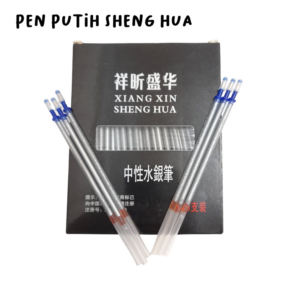 

PEN PUTIH SHENG HUA PER BOX (ISI 100 PCS)