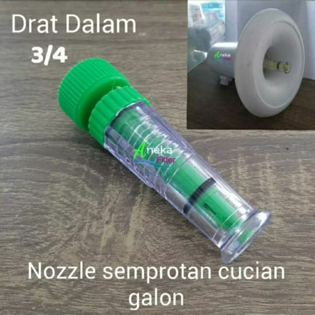 nozzle semprotan galon air minum isi ulang