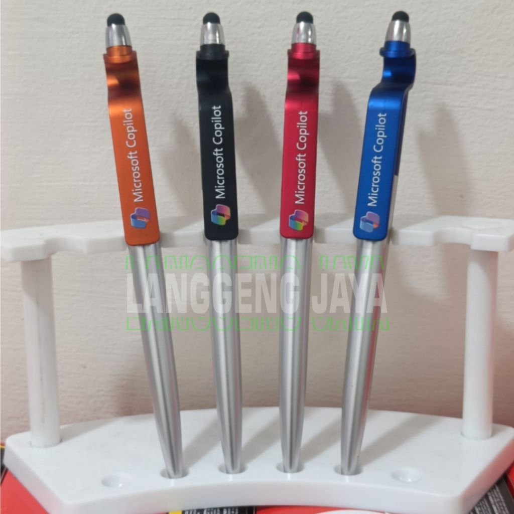 

Pulpen stylus custom logo, pena stylush print logo, pulpen seminar, pulpen promosi