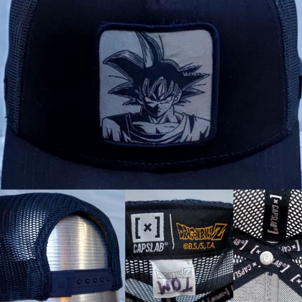 Topi CAPSLAB x DRAGONBALL-Z GOKU A-Frame Official Authentic Ori 2nd