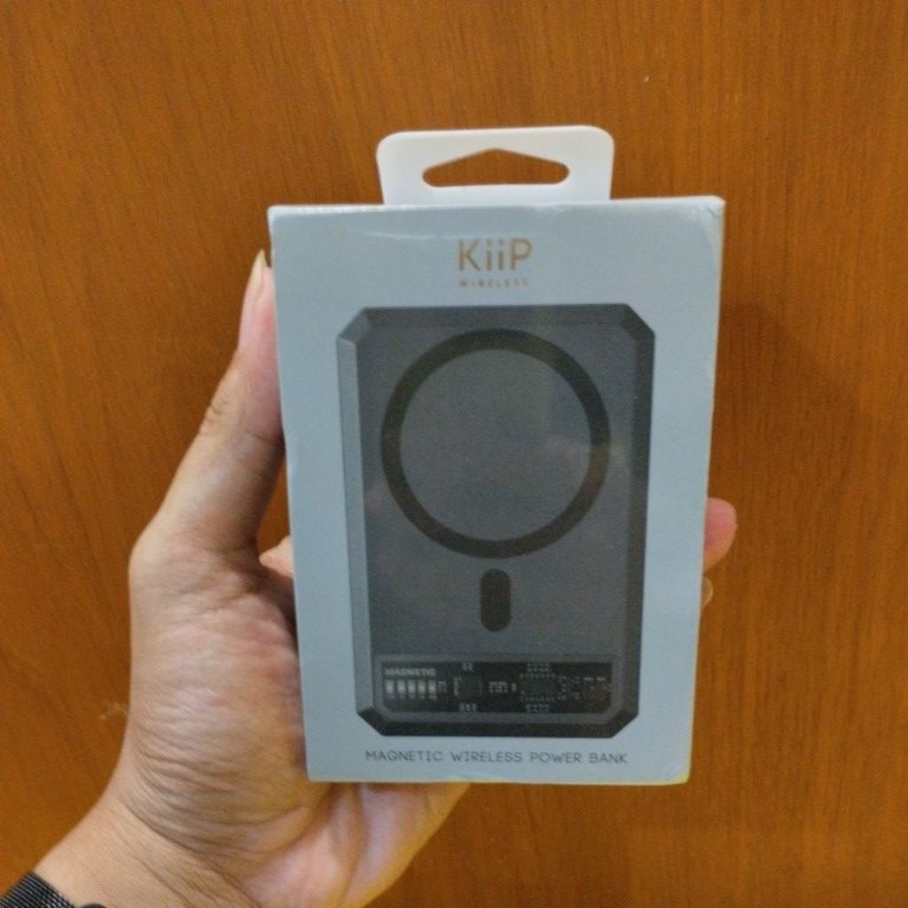 powerbank kiip wireless magnetik  charging magsafe  10000mah