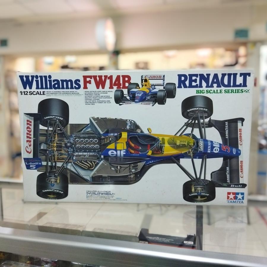 Tamiya Williams FW14B Renault Big Scale Series - Model Kit Mobil F1 Tamiya Skala 1:12