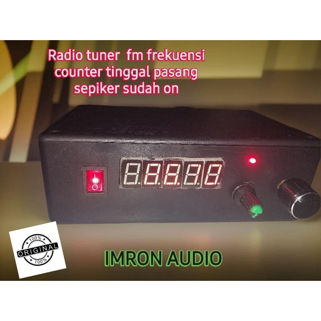 radio tuner fm frekuensi counter