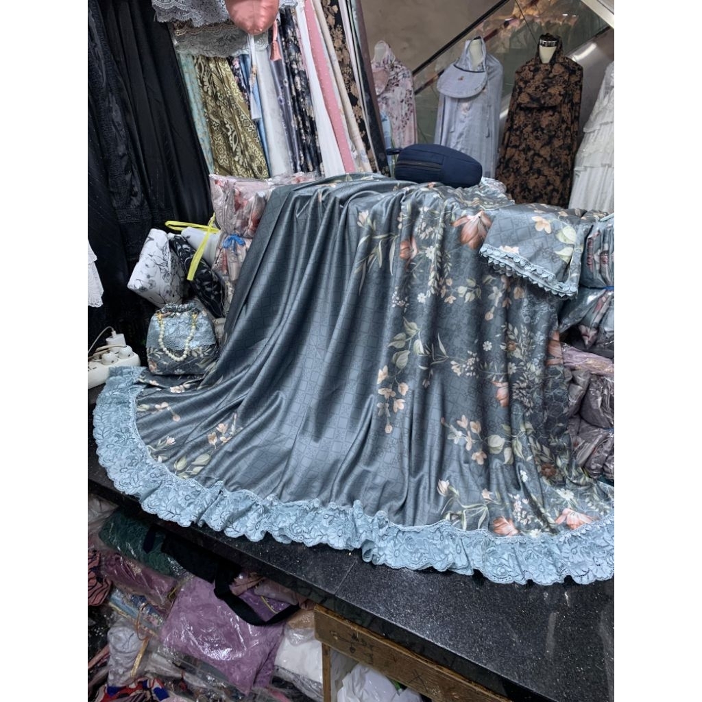 mukena Ralinsa silk bahan Armany silk