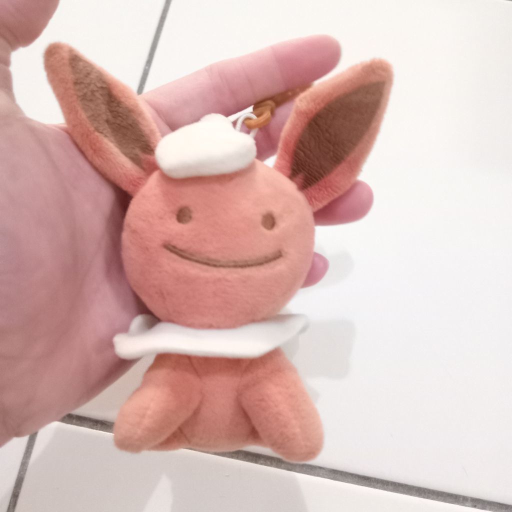 gantungan kunci pokemon plush ditto flareon
