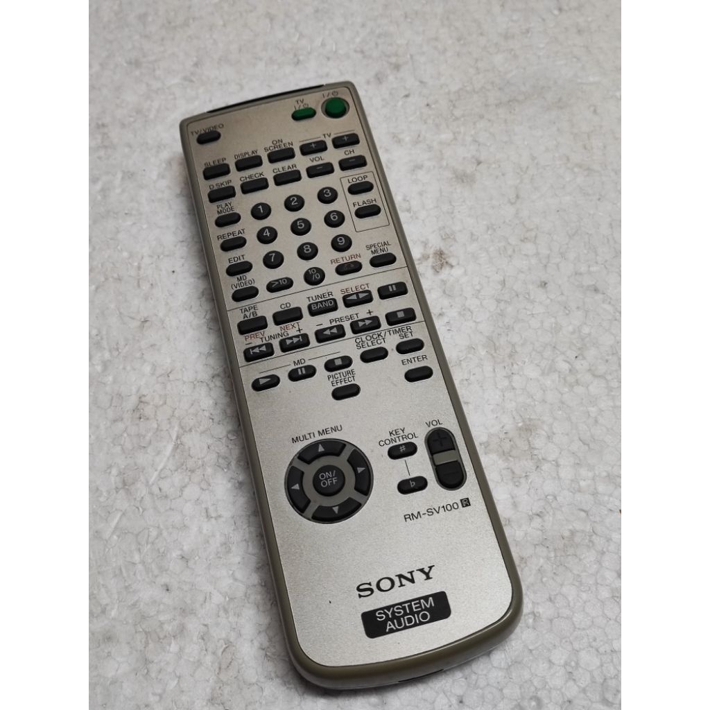 Remote SONY System Audio RM-SV100 original bawaan