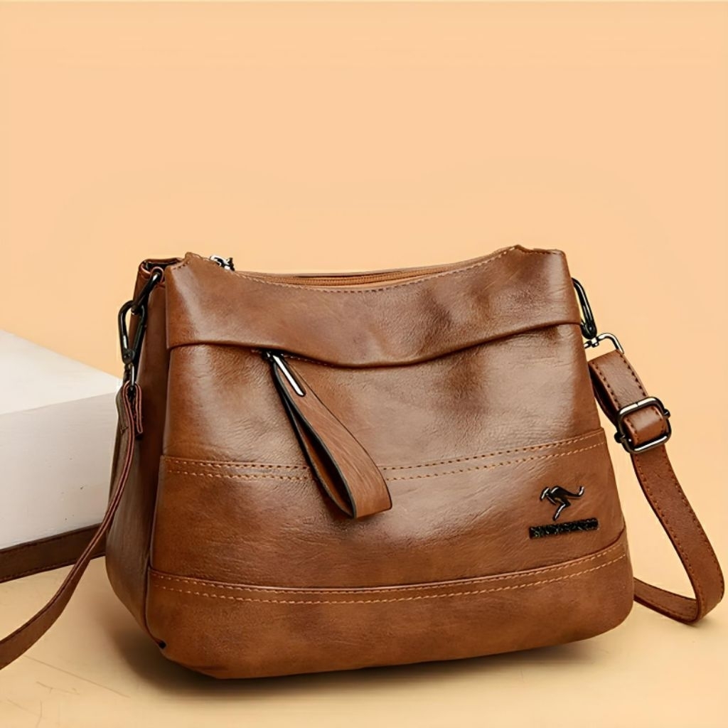 Tas Selempang Kulit Wanita Korea stylish