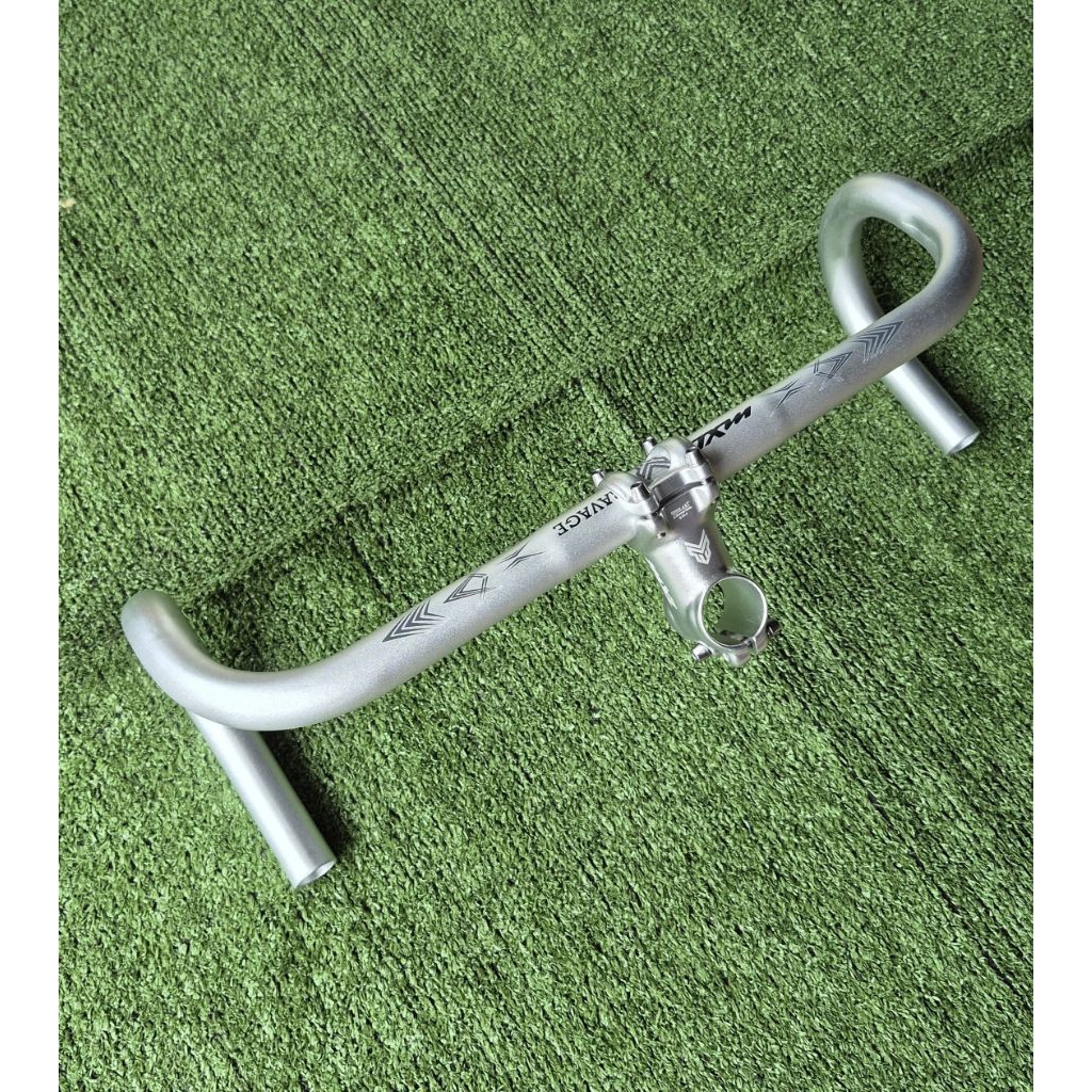 MXL Dropbar Stang Stem Sepeda Standar 25.4 Alloy Silver New