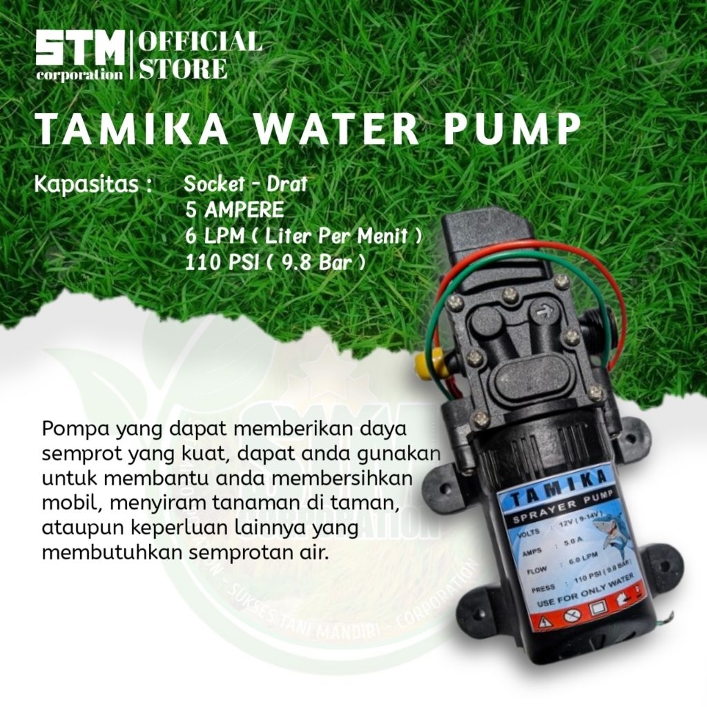 Dinamo Sprayer TAMIKA Socket Drat 5 Ampere tekanan semprot tinggi - STM CORPORATION
